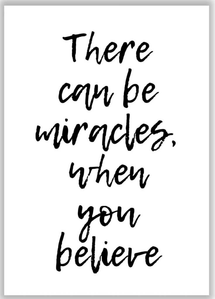 WHEN YOU BELIEVE